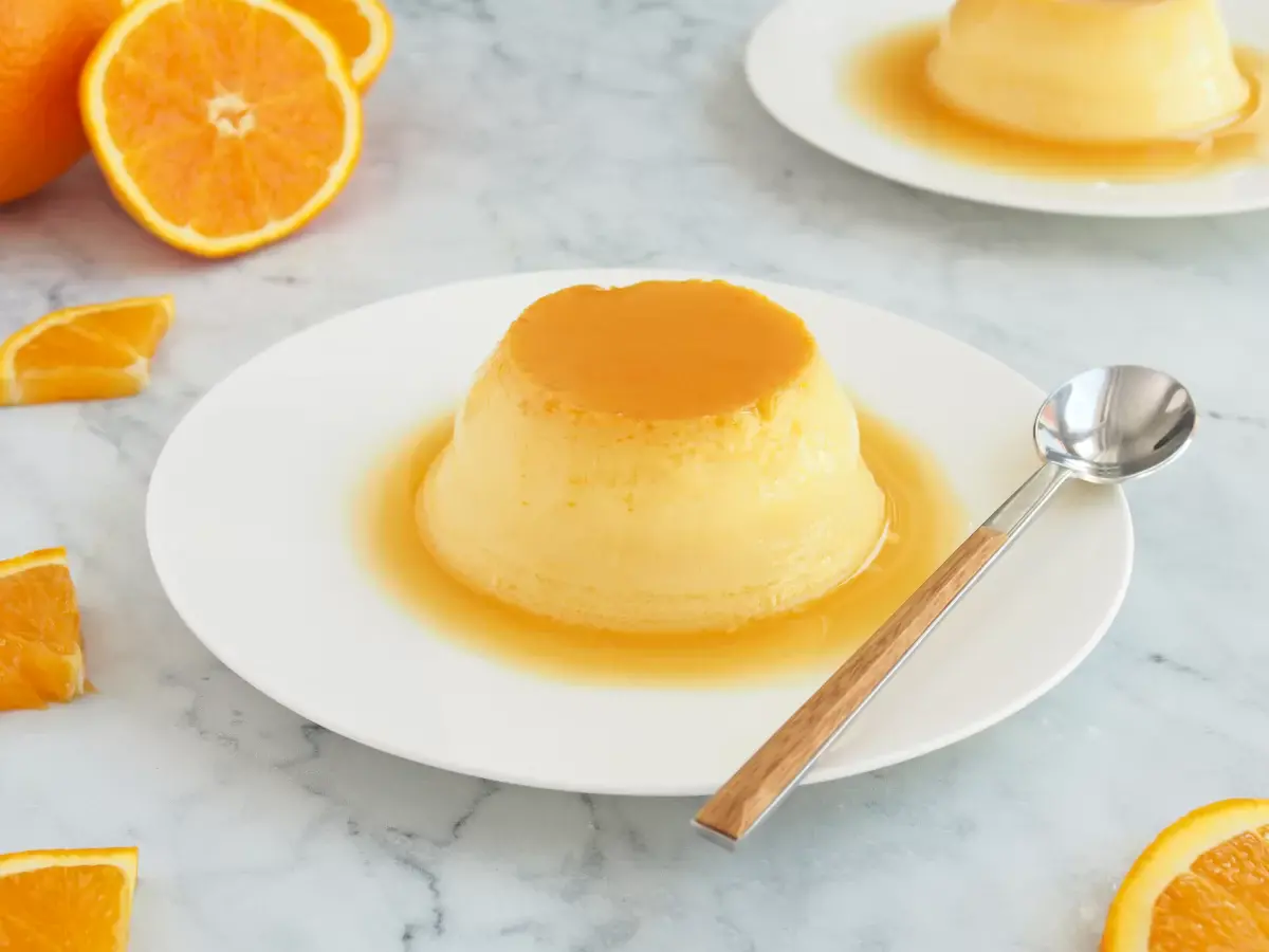 Flan de Naranja